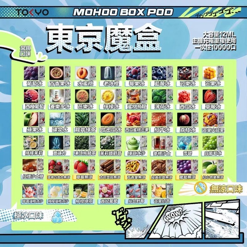 TOKYO MOHOO BOX東京魔盒電子菸煙彈丨12ML【薄荷】:圖片 2